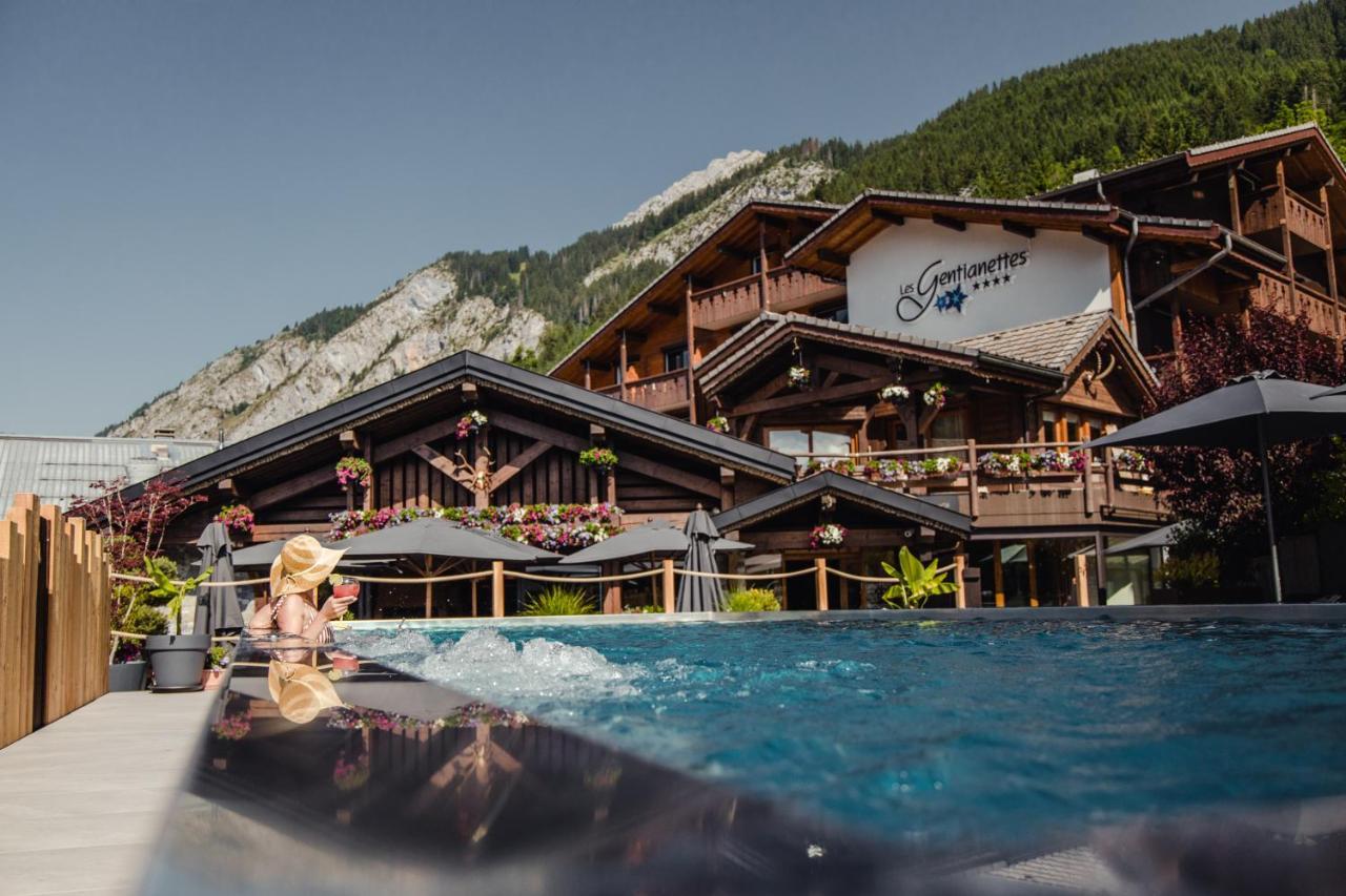 Les Gentianettes Hotel & Spa Ла-Шапель-д'Абонданс Экстерьер фото