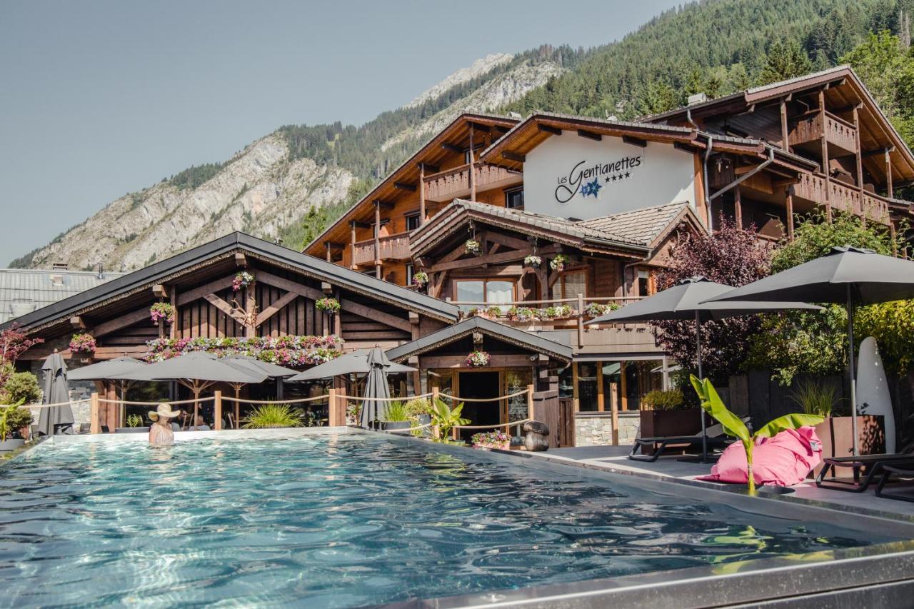 Les Gentianettes Hotel & Spa Ла-Шапель-д'Абонданс Экстерьер фото