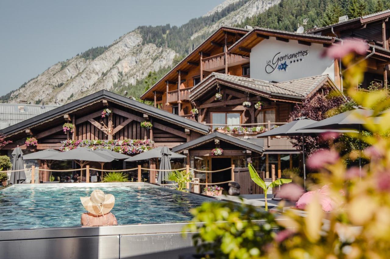 Les Gentianettes Hotel & Spa Ла-Шапель-д'Абонданс Экстерьер фото